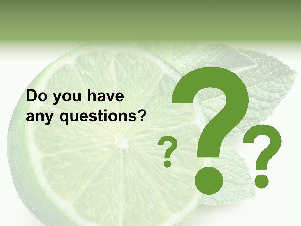 Fresh Tropical Macro PowerPoint Template