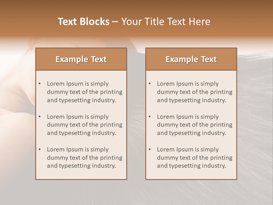 Portrait Fashion Long PowerPoint Template