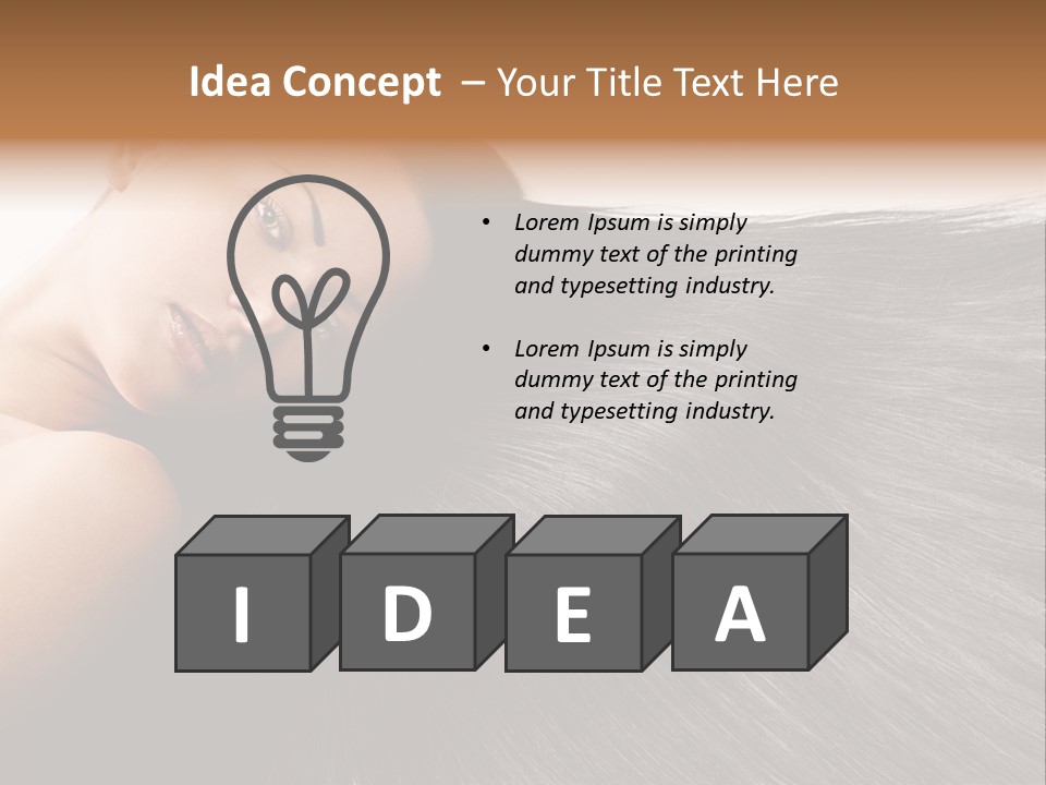 Portrait Fashion Long PowerPoint Template