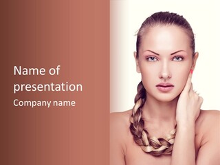 Copy Girl Wellness PowerPoint Template