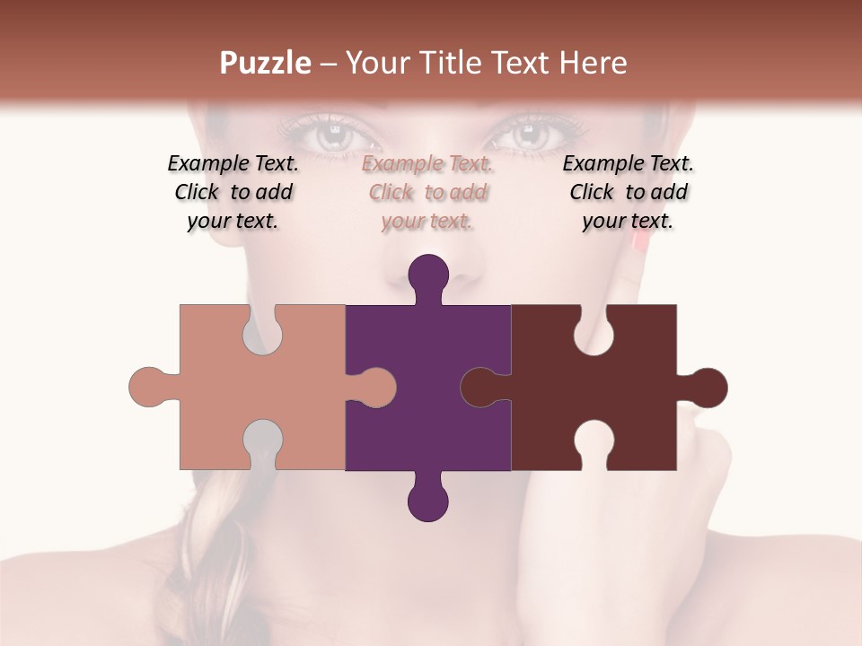 Copy Girl Wellness PowerPoint Template