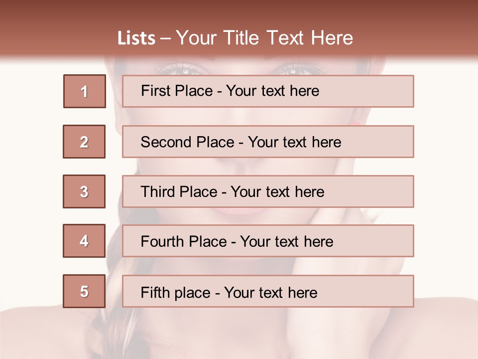 Copy Girl Wellness PowerPoint Template
