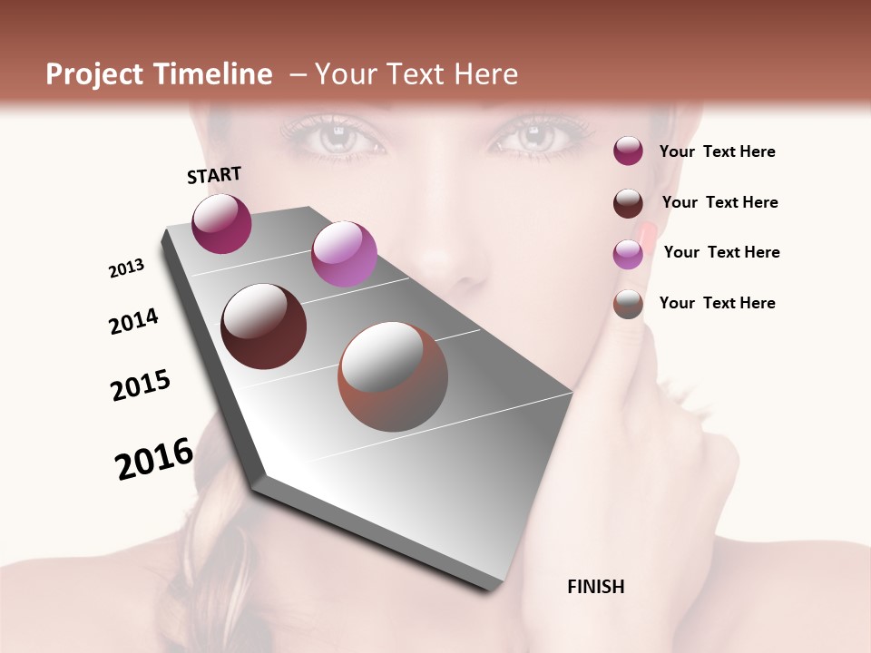 Copy Girl Wellness PowerPoint Template