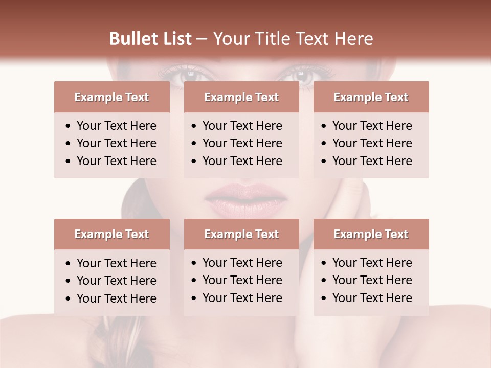 Copy Girl Wellness PowerPoint Template