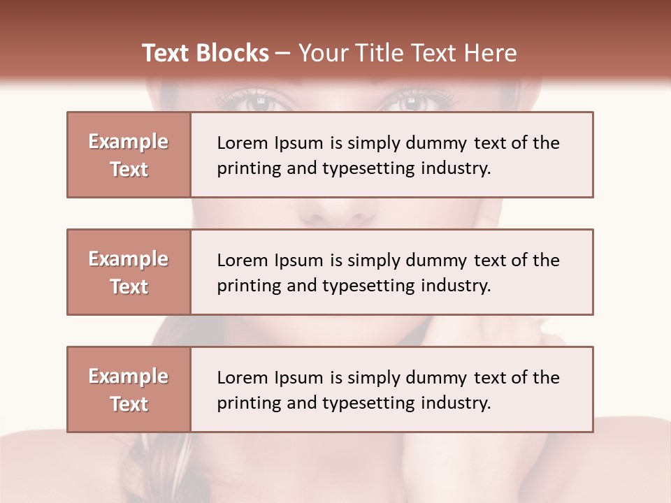 Copy Girl Wellness PowerPoint Template