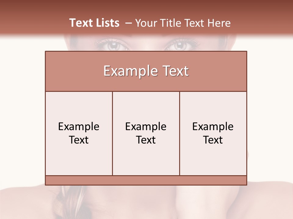 Copy Girl Wellness PowerPoint Template