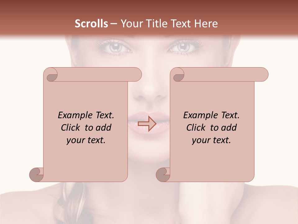 Copy Girl Wellness PowerPoint Template