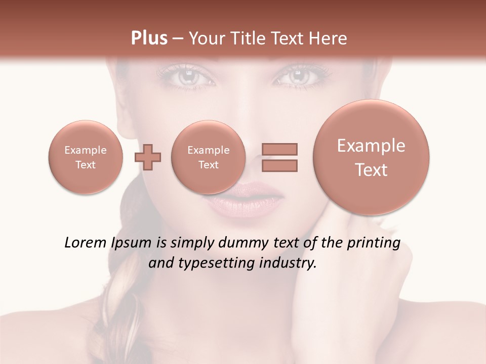 Copy Girl Wellness PowerPoint Template