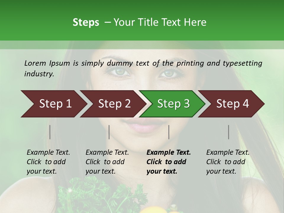 Vegetarian Aside Outdoors PowerPoint Template