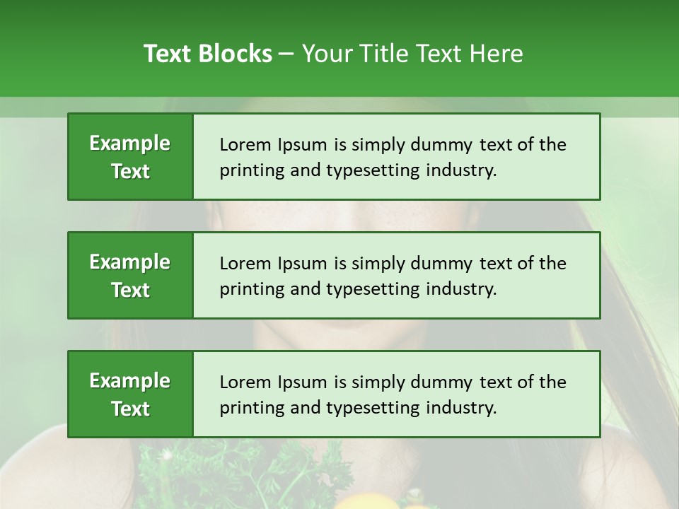 Vegetarian Aside Outdoors PowerPoint Template