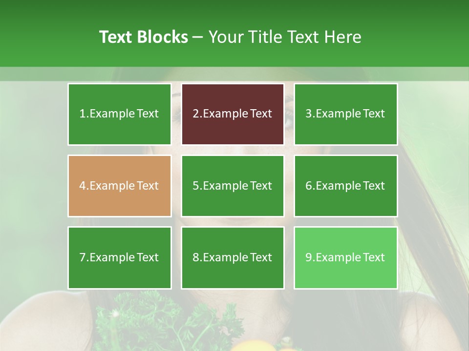 Vegetarian Aside Outdoors PowerPoint Template
