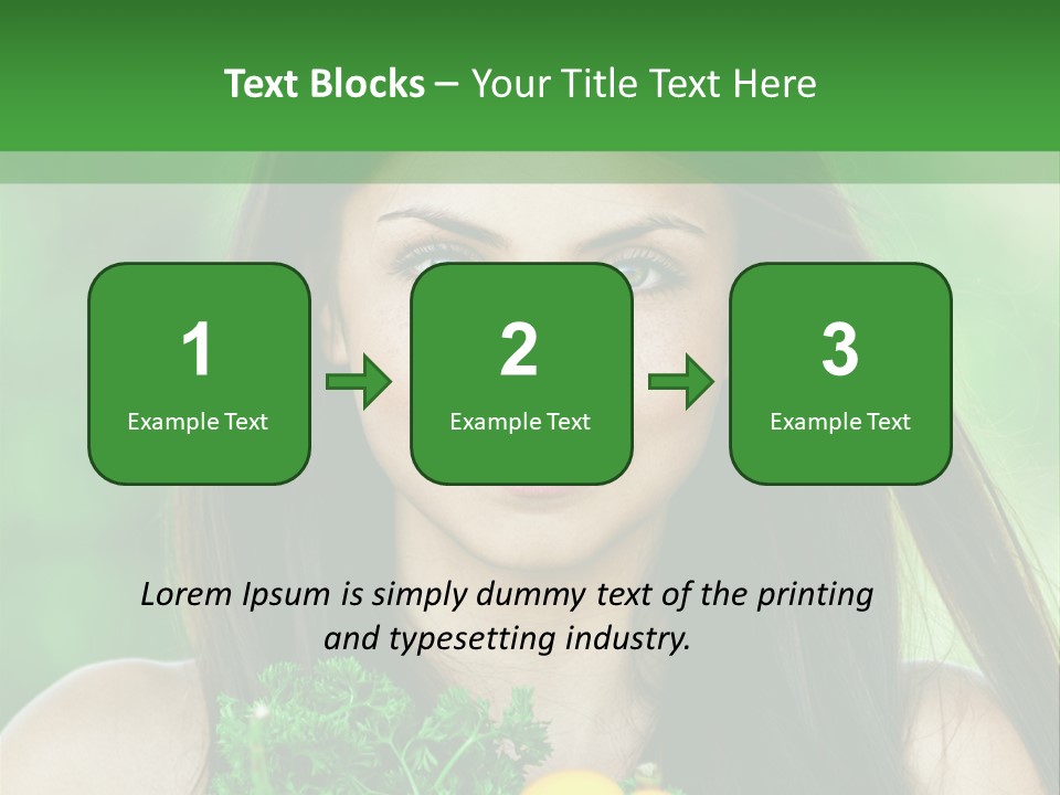 Vegetarian Aside Outdoors PowerPoint Template