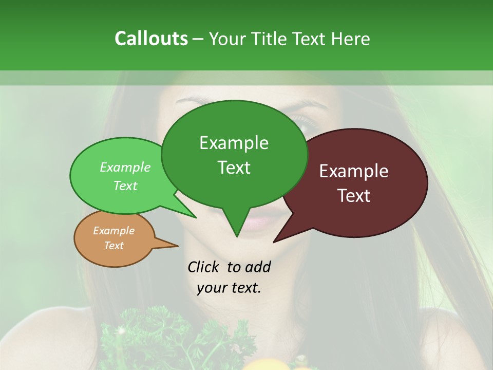 Vegetarian Aside Outdoors PowerPoint Template