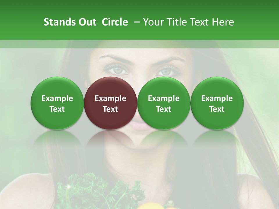 Vegetarian Aside Outdoors PowerPoint Template