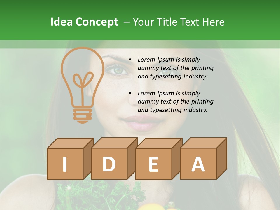 Vegetarian Aside Outdoors PowerPoint Template