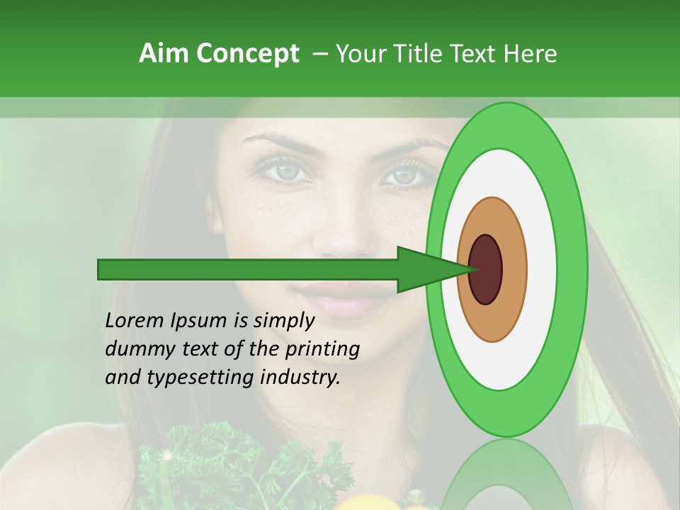 Vegetarian Aside Outdoors PowerPoint Template