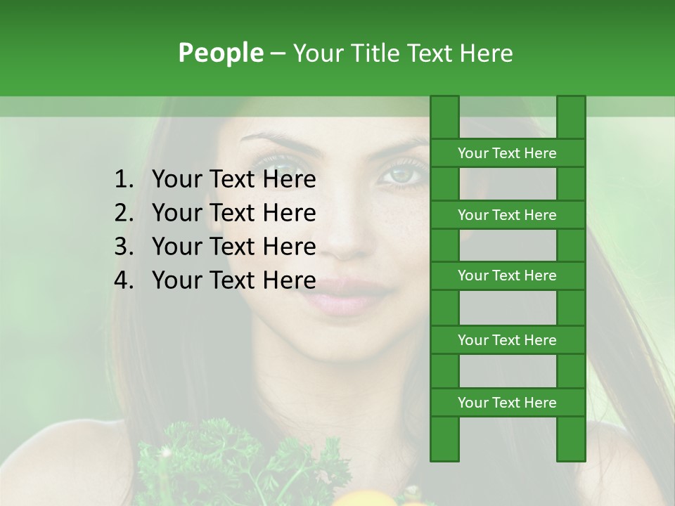Vegetarian Aside Outdoors PowerPoint Template