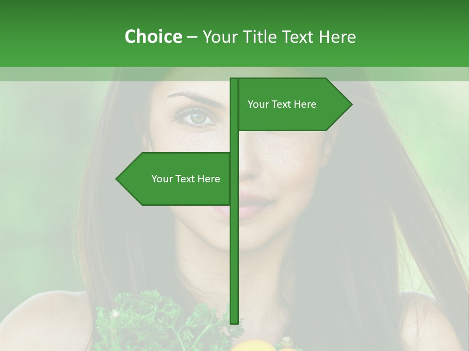 Vegetarian Aside Outdoors PowerPoint Template