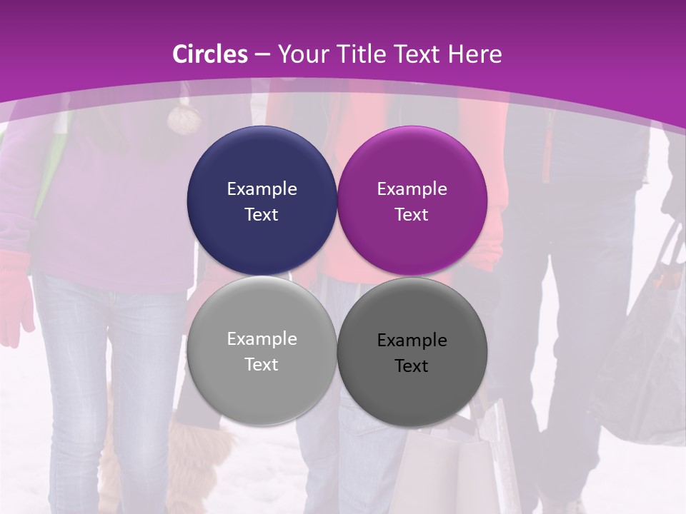 Winter Clothing Son Snow PowerPoint Template