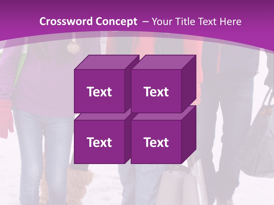 Winter Clothing Son Snow PowerPoint Template