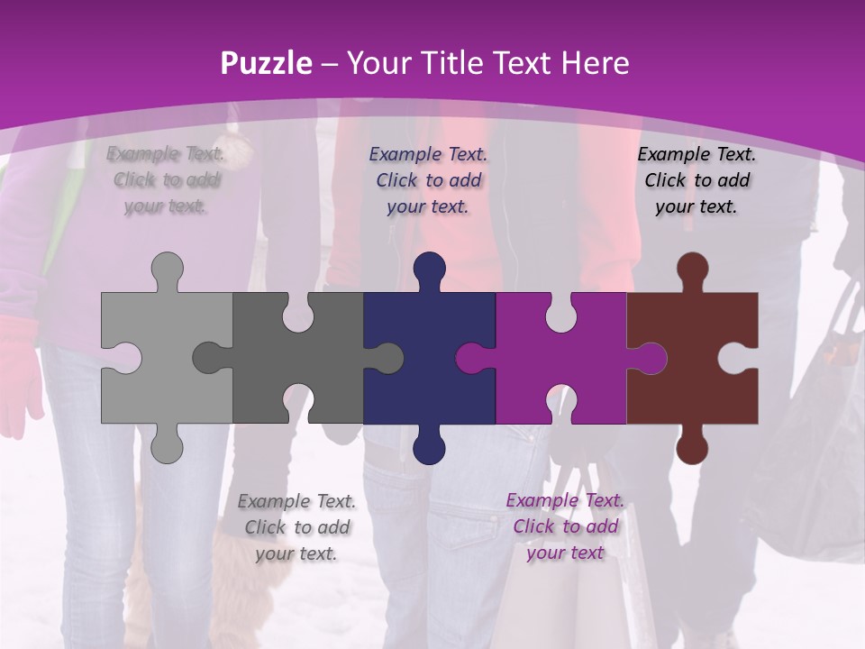 Winter Clothing Son Snow PowerPoint Template