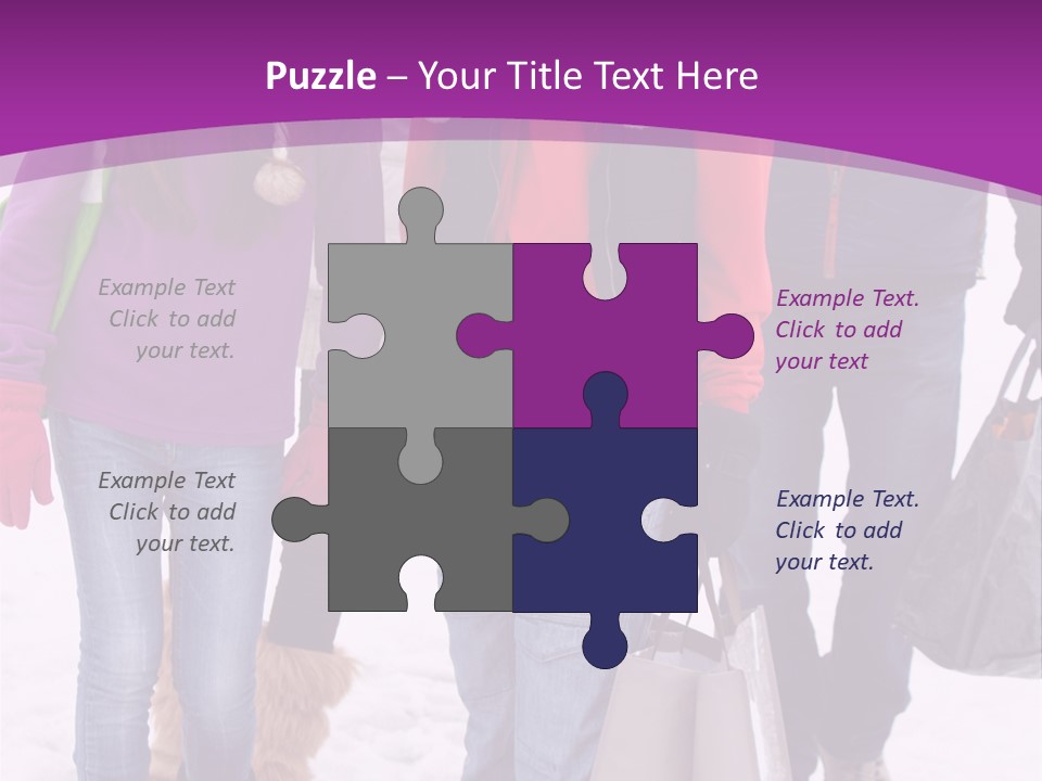 Winter Clothing Son Snow PowerPoint Template