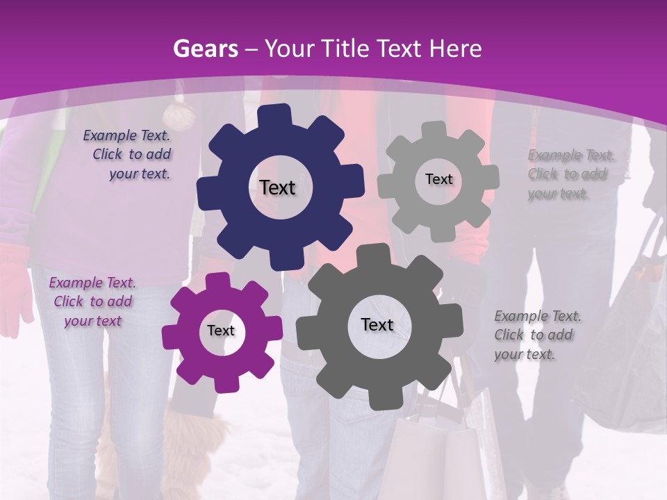 Winter Clothing Son Snow PowerPoint Template