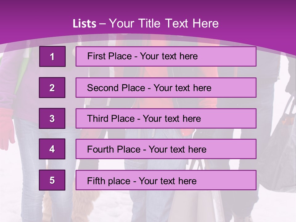 Winter Clothing Son Snow PowerPoint Template