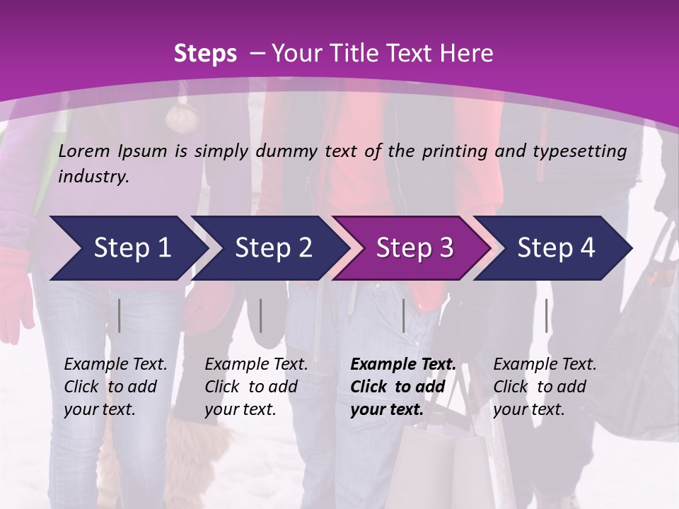 Winter Clothing Son Snow PowerPoint Template