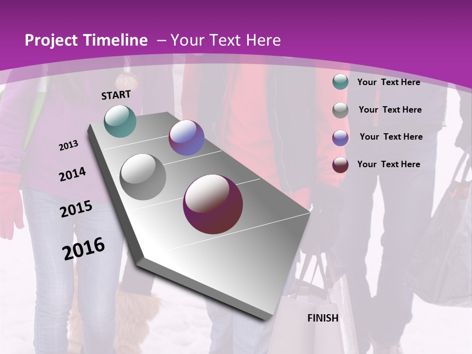 Winter Clothing Son Snow PowerPoint Template