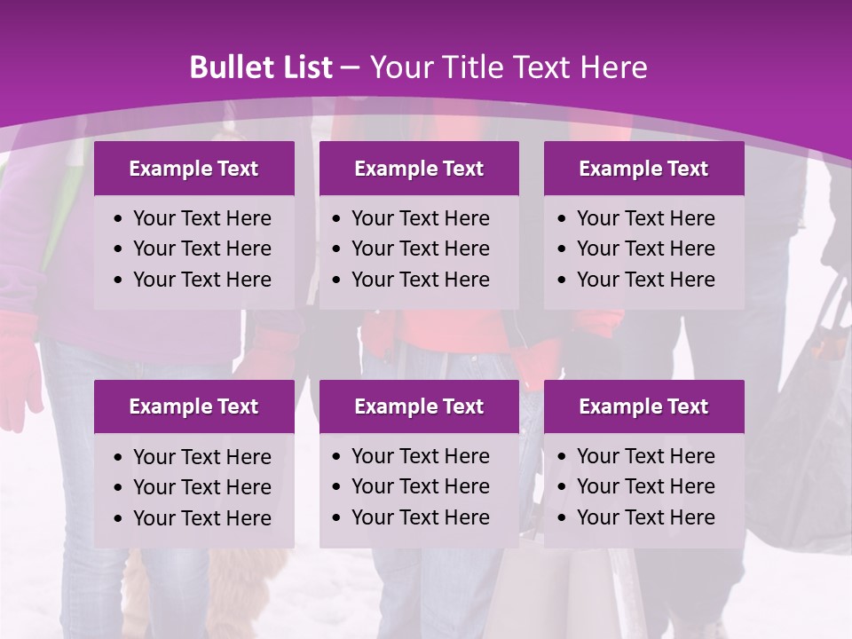 Winter Clothing Son Snow PowerPoint Template