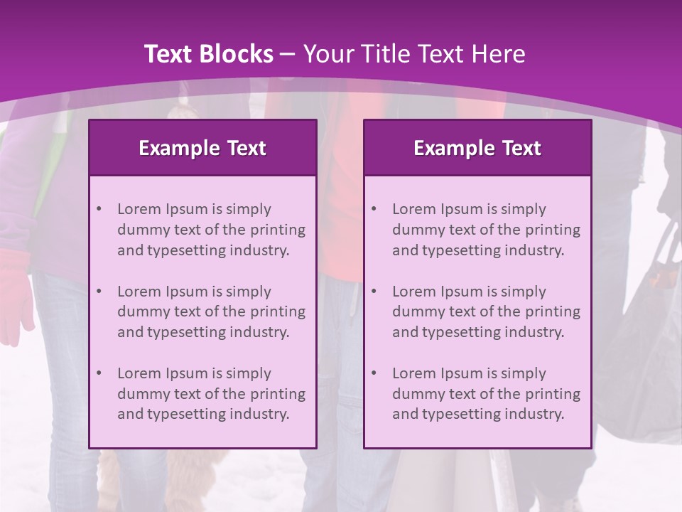 Winter Clothing Son Snow PowerPoint Template