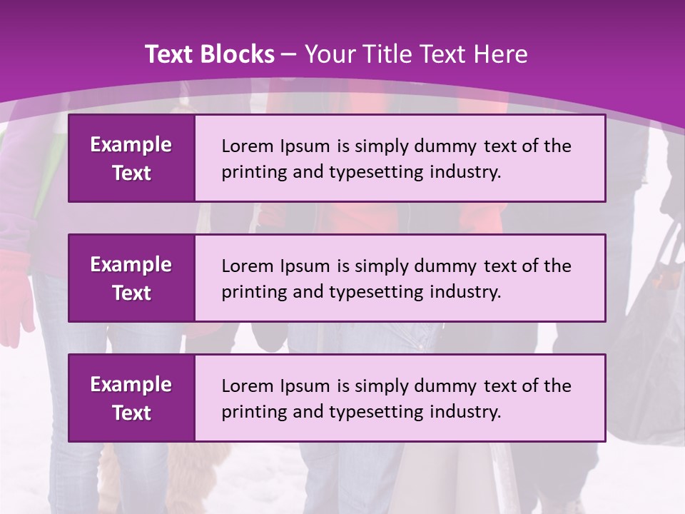 Winter Clothing Son Snow PowerPoint Template