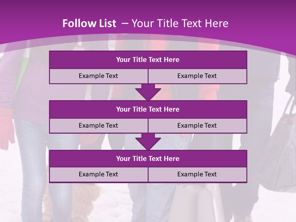 Winter Clothing Son Snow PowerPoint Template