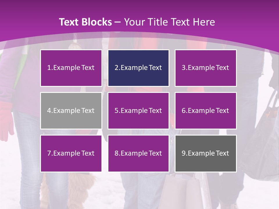 Winter Clothing Son Snow PowerPoint Template