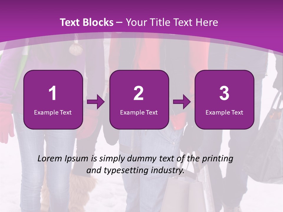 Winter Clothing Son Snow PowerPoint Template