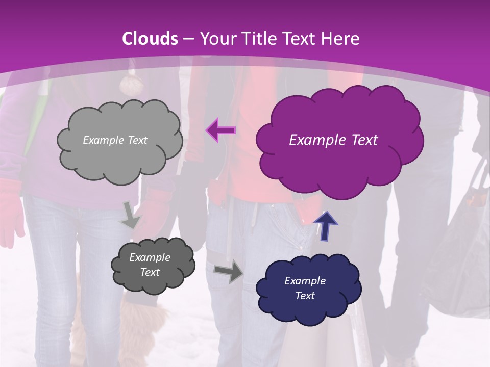 Winter Clothing Son Snow PowerPoint Template