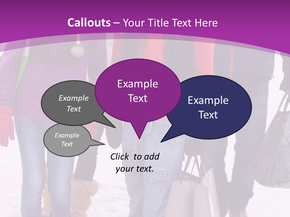 Winter Clothing Son Snow PowerPoint Template