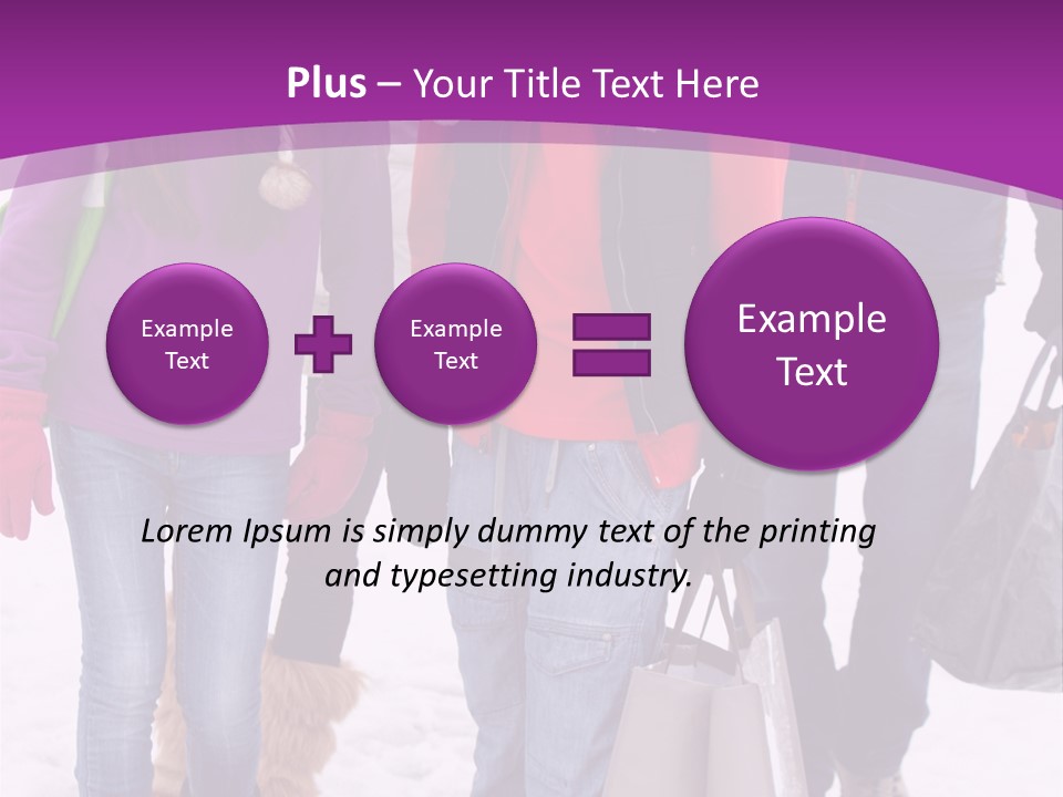 Winter Clothing Son Snow PowerPoint Template