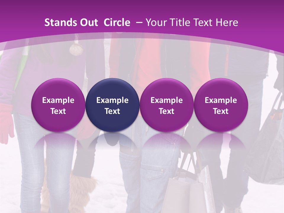 Winter Clothing Son Snow PowerPoint Template