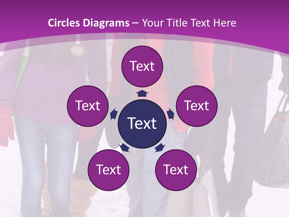 Winter Clothing Son Snow PowerPoint Template