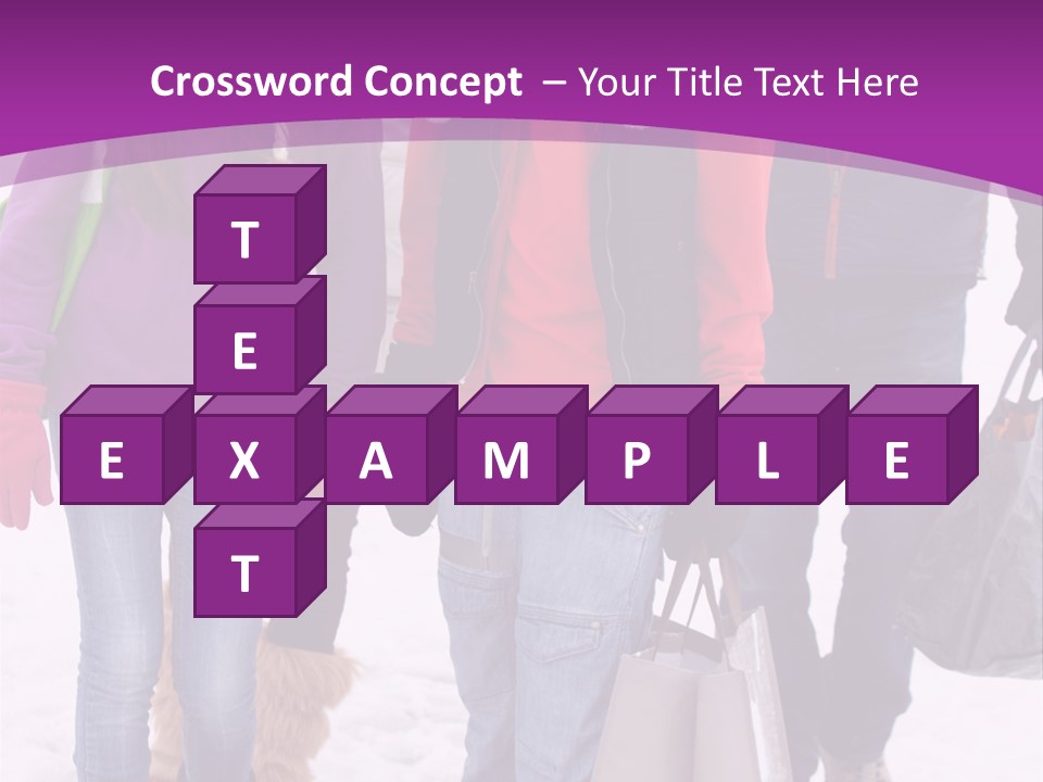 Winter Clothing Son Snow PowerPoint Template