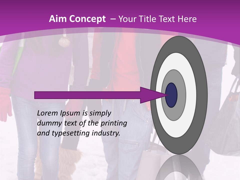 Winter Clothing Son Snow PowerPoint Template