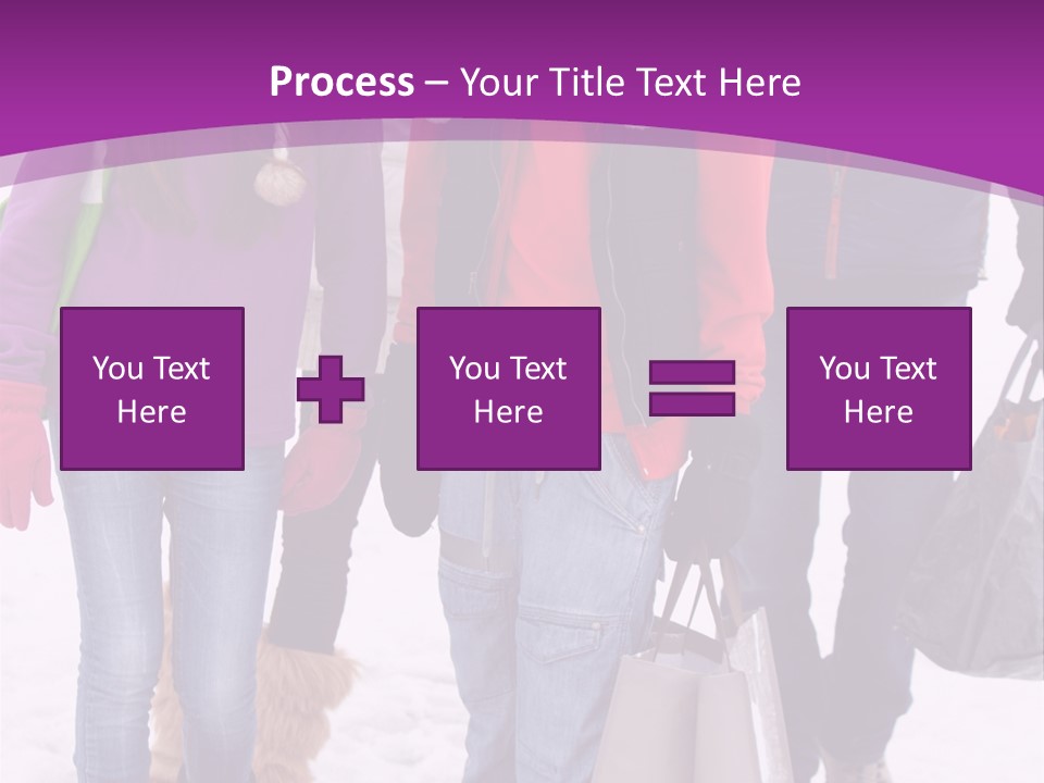 Winter Clothing Son Snow PowerPoint Template