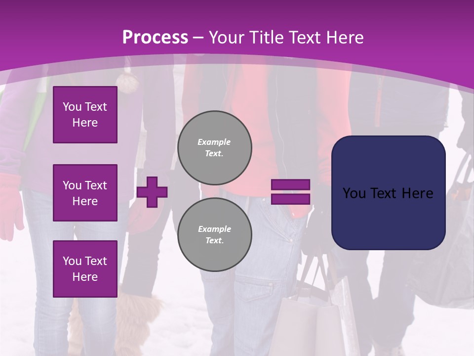 Winter Clothing Son Snow PowerPoint Template