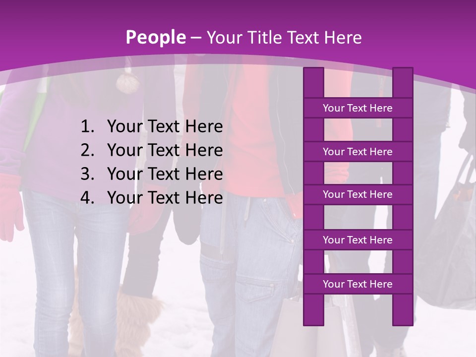 Winter Clothing Son Snow PowerPoint Template