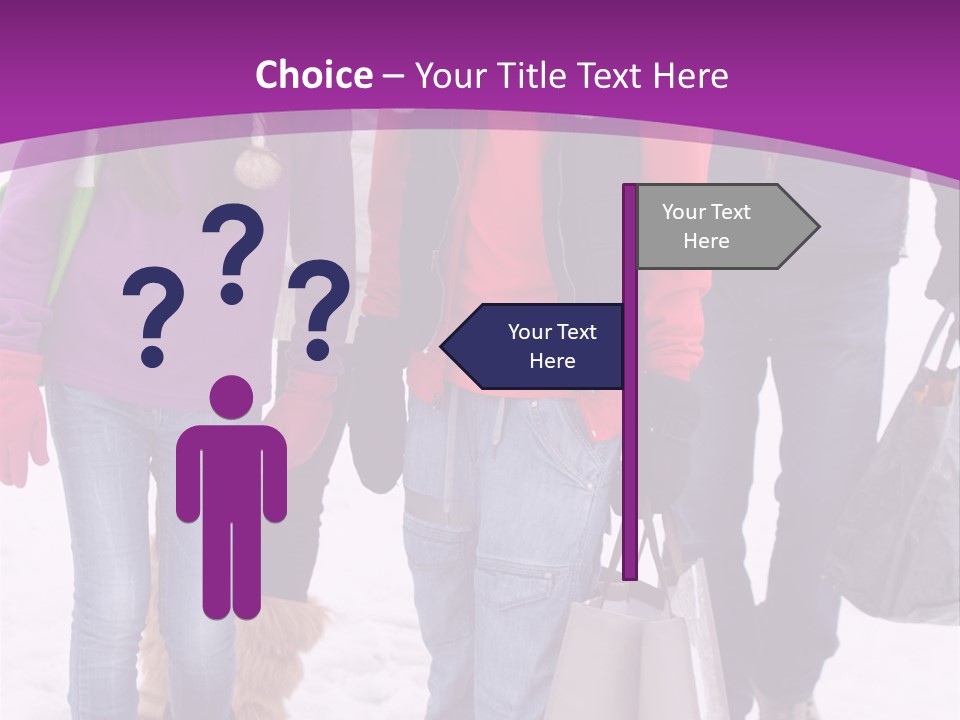 Winter Clothing Son Snow PowerPoint Template