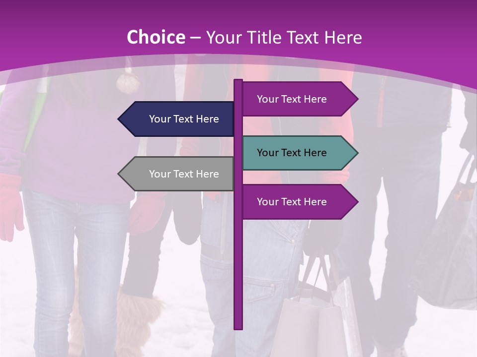 Winter Clothing Son Snow PowerPoint Template