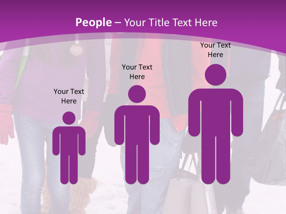 Winter Clothing Son Snow PowerPoint Template