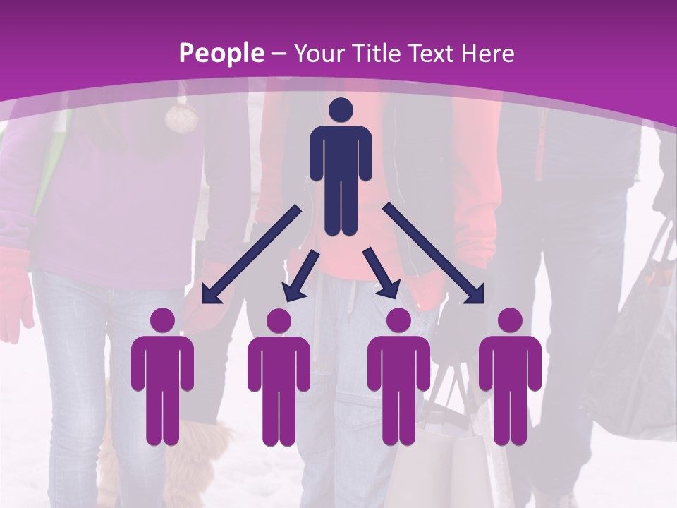 Winter Clothing Son Snow PowerPoint Template